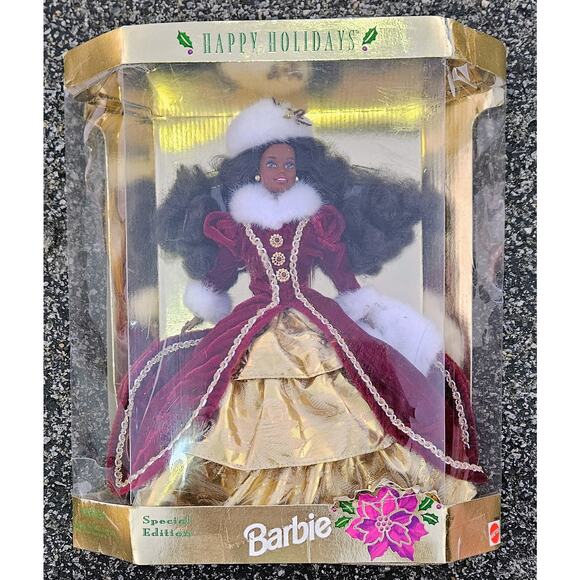 1996 Holiday Barbie Special Edition African American Mattel #15647 NEW IN BOX - Picture 1 of 8